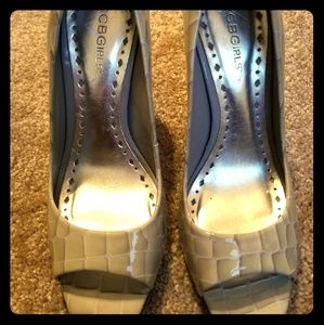 BCBGirls Grey Snakeskin design Heels